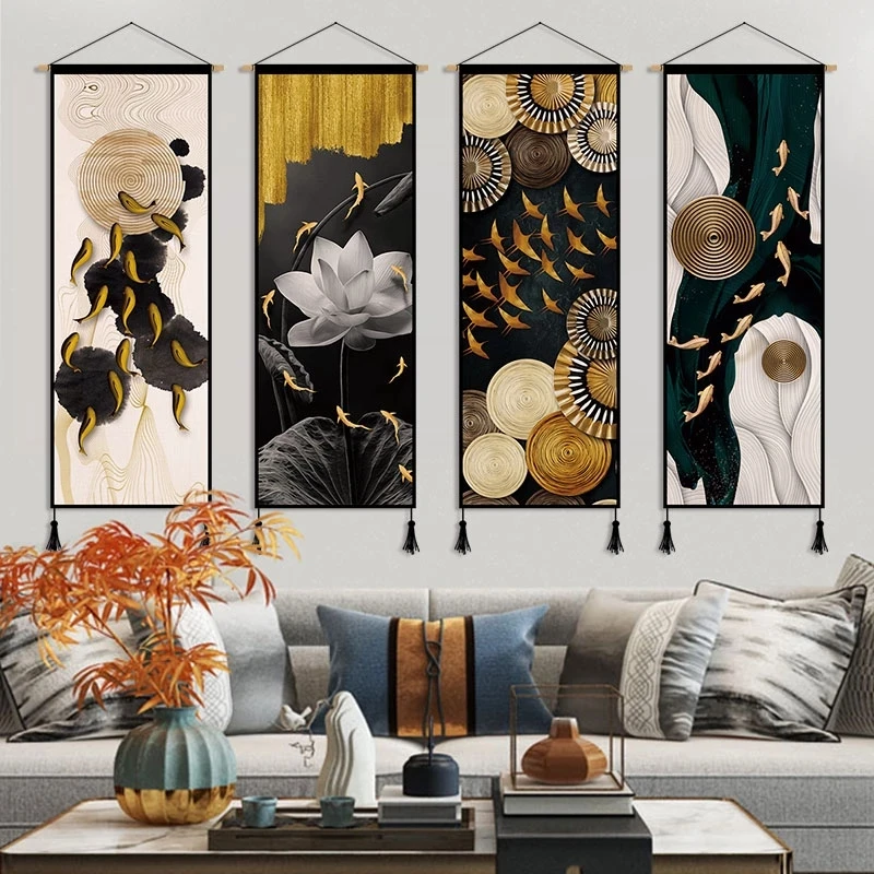 Luxury Lifestyle Japan - Casa escritório peixe feng shui pintura