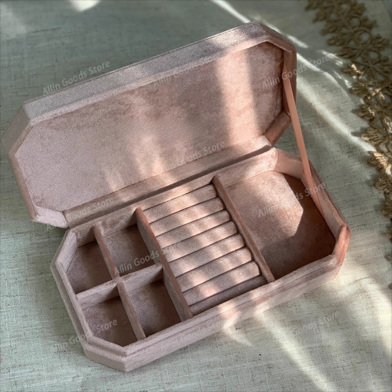 Velvet Jewelry Box - Caixa de Joias de Veludo Luxuosa