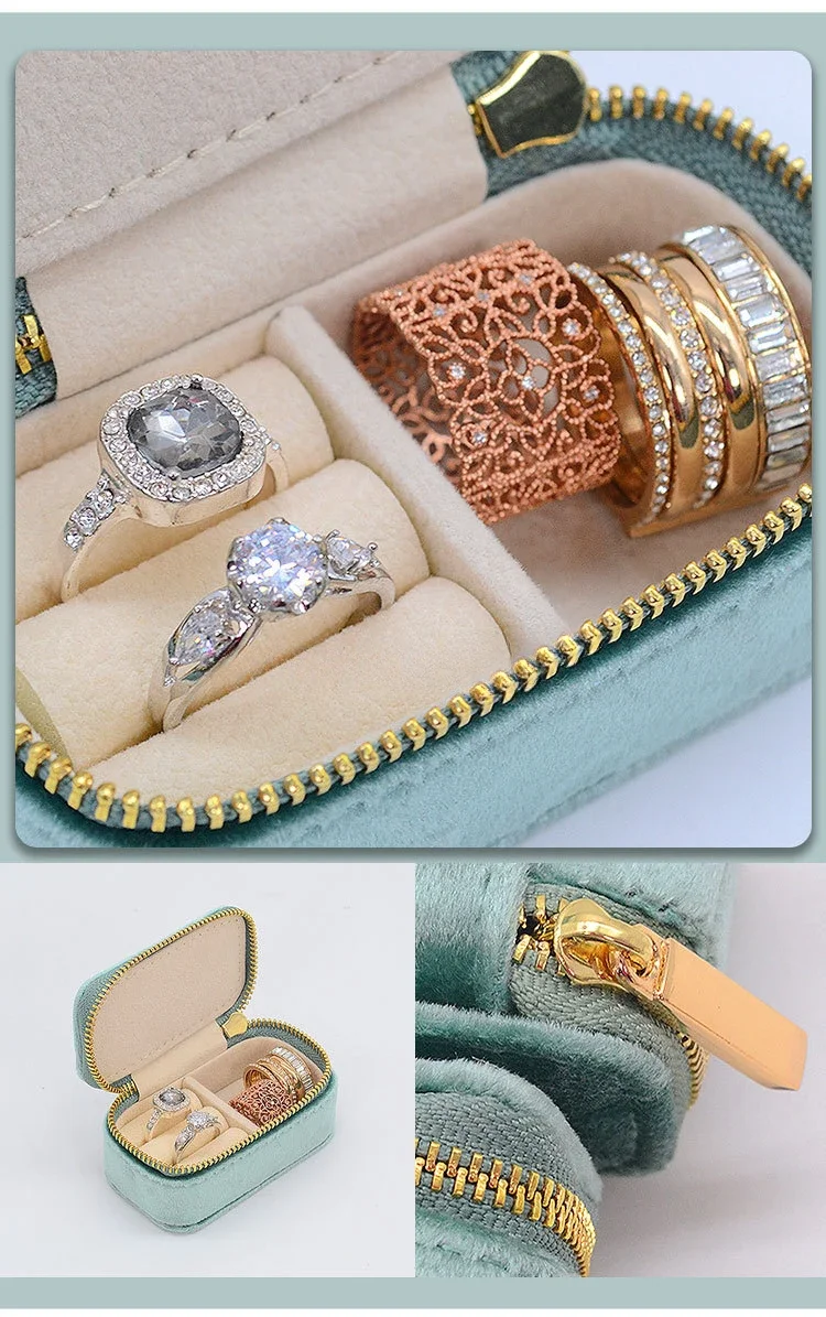 Mini caixa de joias de viagem, - Velvet Jewelry Box avaliação e preço