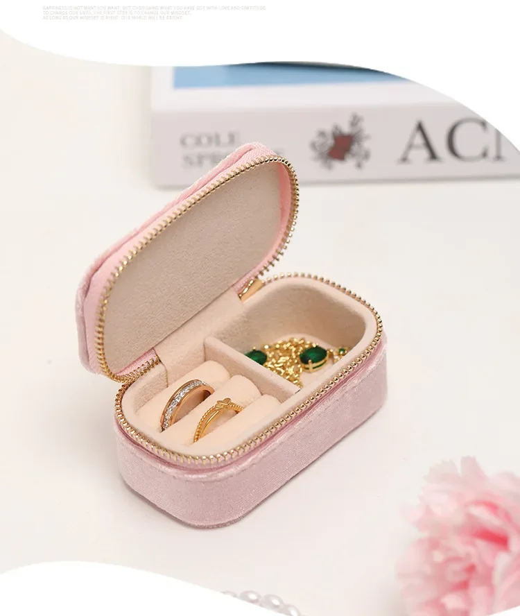 Mini caixa de joias de viagem, - Velvet Jewelry Box avaliação e preço