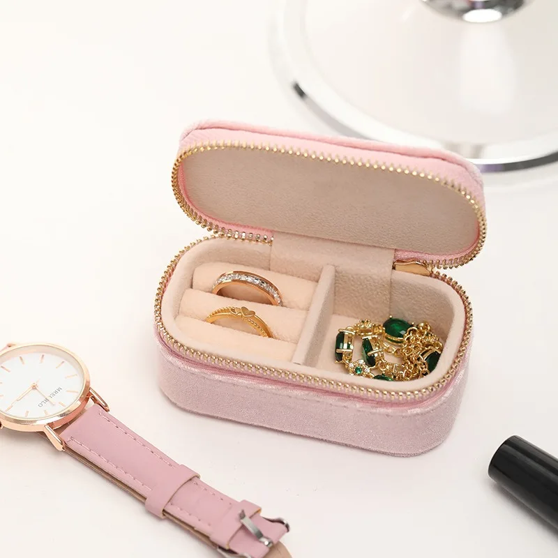 Mini caixa de joias de viagem, - Velvet Jewelry Box avaliação e preço