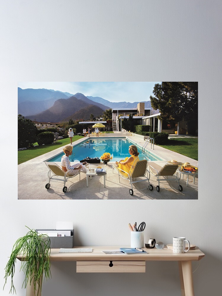 Retro Poolside Host Luxury Lif - Luxury Lifestyle Picture avaliação e preço