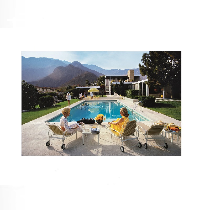 Retro Poolside Host Luxury Lif - Luxury Lifestyle Picture avaliação e preço