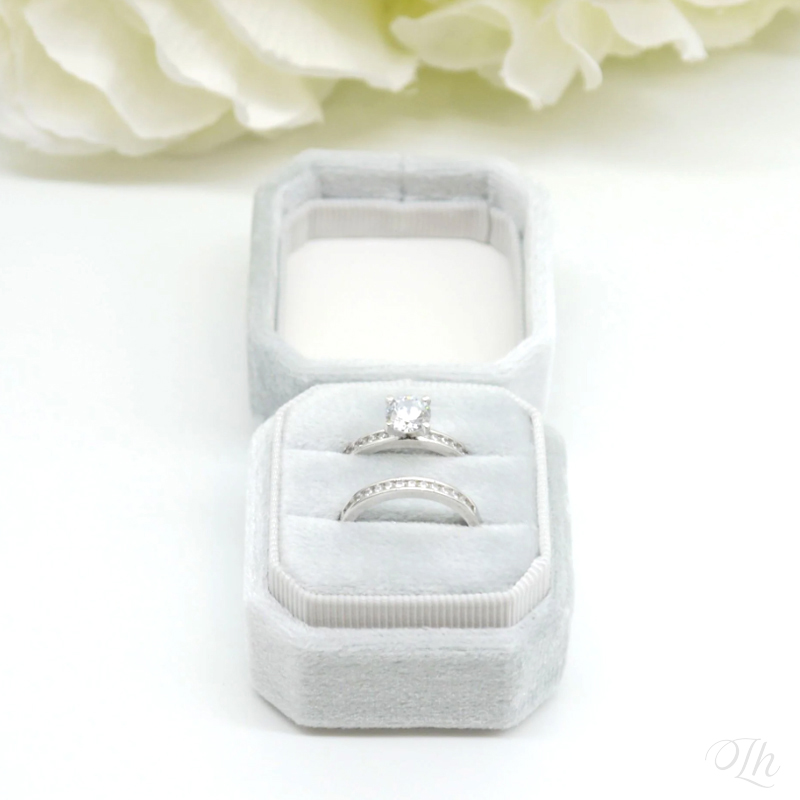 Caixa de anel de casamento per - Velvet Jewelry Box avaliação e preço