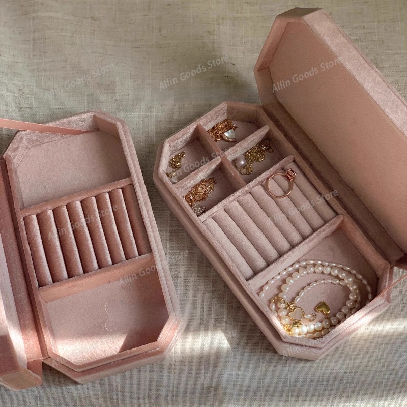 Caixa de Joias de Veludo Luxuo - Velvet Jewelry Box avaliação e preço