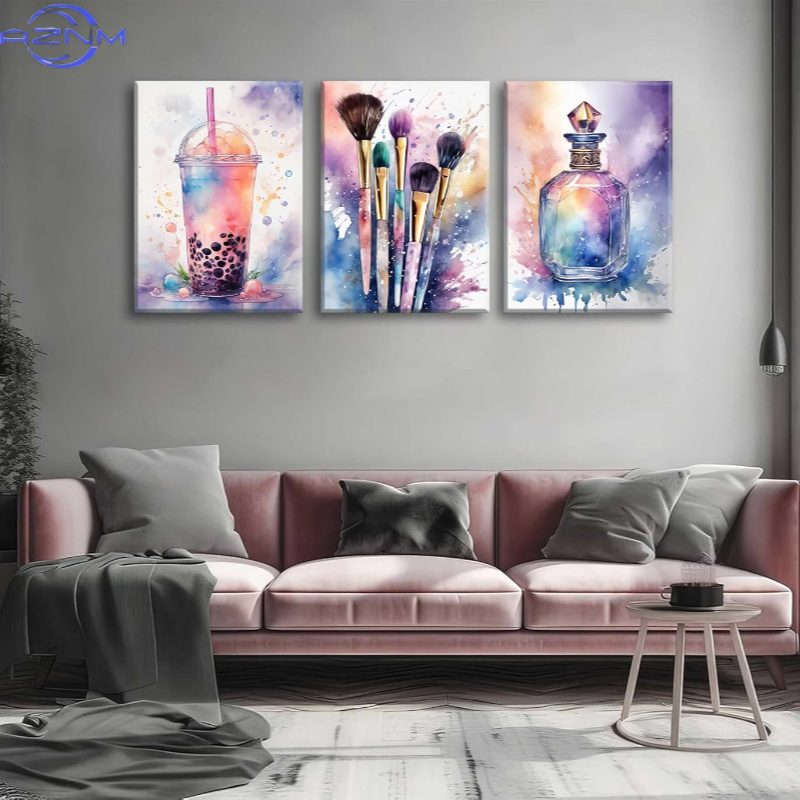 Conjunto de 3 Pôsteres de Lona - Luxury Lifestyle Picture avaliação e preço