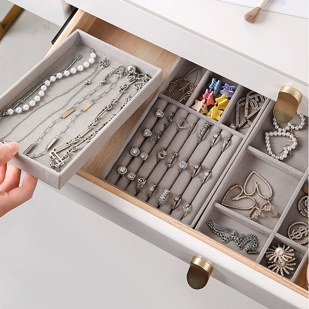 Caixa Organizadora Empilhável  - Velvet Jewelry Box avaliação e preço