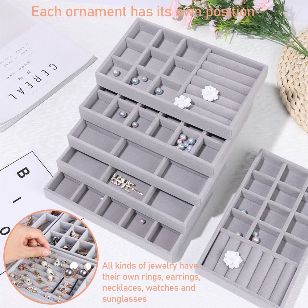 Caixa Organizadora Empilhável  - Velvet Jewelry Box avaliação e preço