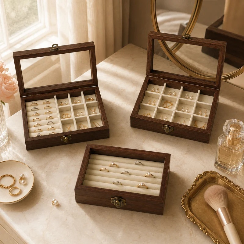 Organizador de Joias de Veludo - Velvet Jewelry Box avaliação e preço
