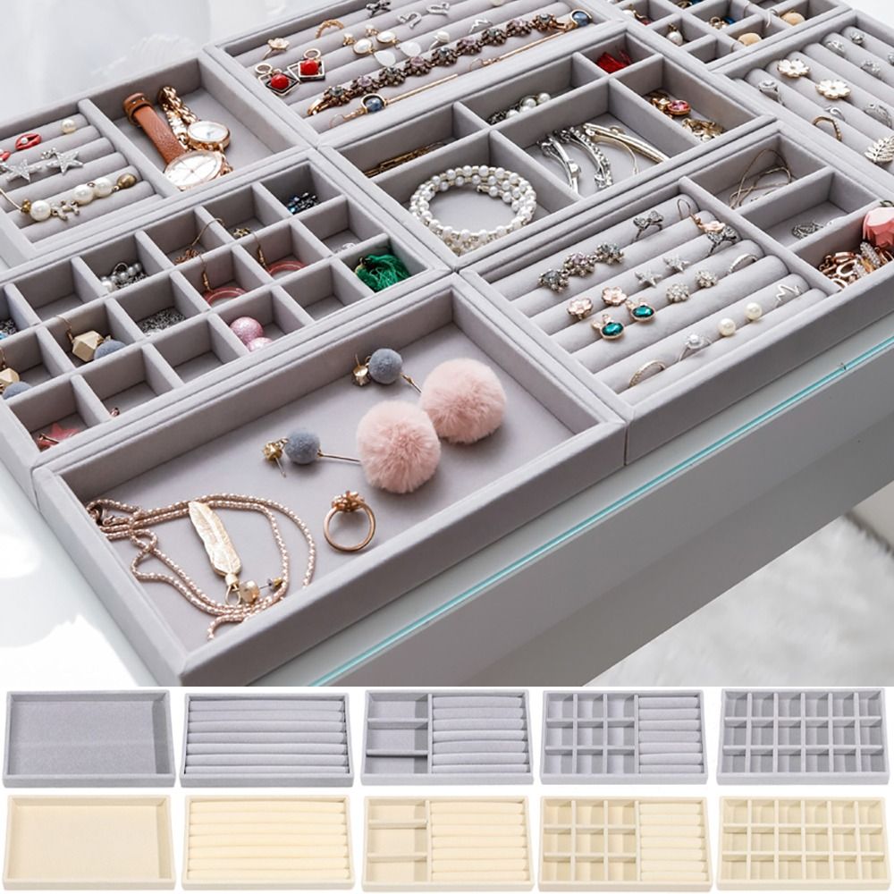Caixa Organizadora Empilhável  - Velvet Jewelry Box avaliação e preço